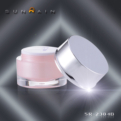 Sunrain PMMA plastikowe słoiki kosmetyczne 30ML 50ML SR-2384B za osobisty opieki