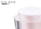 Różowy kremowy słoik mini jasny plastikowy słoik kosmetyczny butelka do pielęgnacji oczu 15ml 30ml SR-2398A