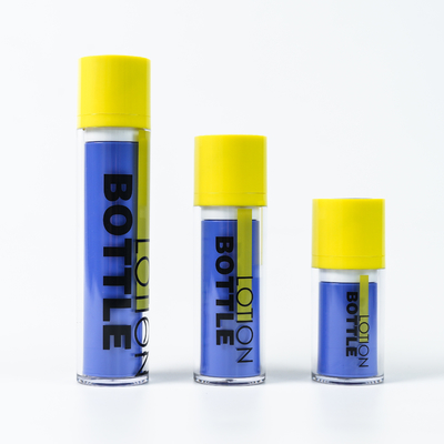 Fashion 15ml 30ml 50ml butelka kosmetyczna obracająca się do opakowań do pielęgnacji skóry z drukiem na ekranie