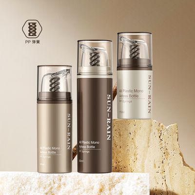 Losowanie bez powietrza kosmetyczne do pielęgnacji skóry opakowanie pompa butelka niestandardowa 15ml 30ml 50ml kosmetyk mini