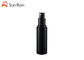 Czarna butelka bezpowietrznego pompki Slim Aluminium Opakowanie kosmetyczne 15 ml 30 ml 50 ml